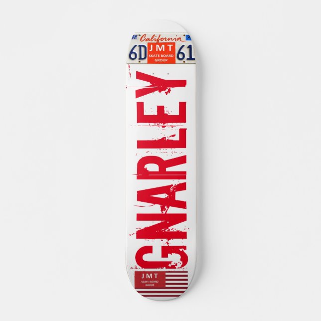 skate GNARLEY, deck de 7¾" (Frente)