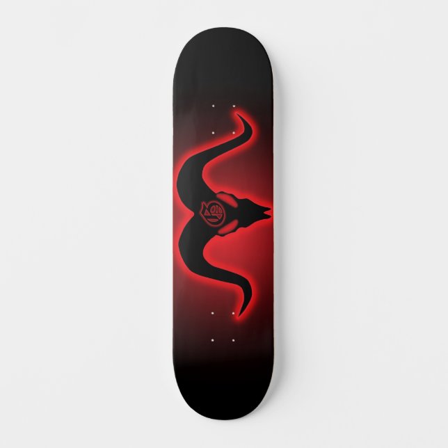 Skate Goatamenyers Goatskull Silhouette (Frente)