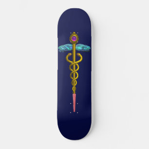 Skate GOLD CADUCEUS Blue