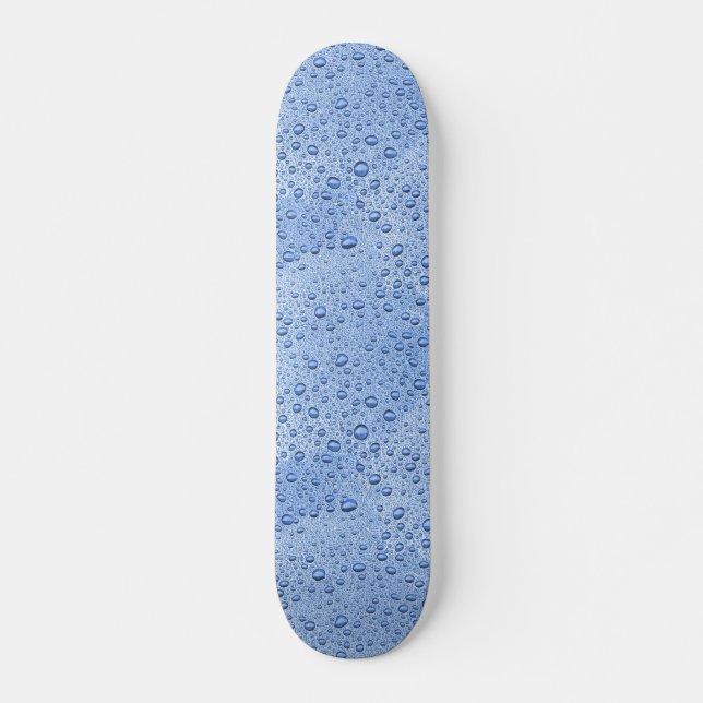 Skate Gotas de água azul (Frente)