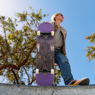 SKATE GOTHIC CASTLE PURPLE SKATEBOARDS