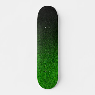 Skate Gradação da Brilhante Preta e Verde