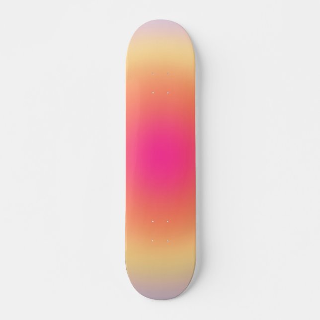 Skate Gradiente abstrato Sunset (Frente)