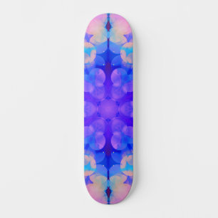 Skate Gradiente Azul e Cor-de-Rosa Pastel Bble Art