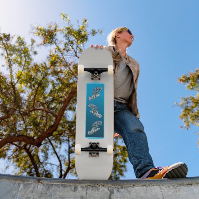 Skate Gradiente de Nuvem - claro a profundo | Modos Sazo (Ao ar livre 1)