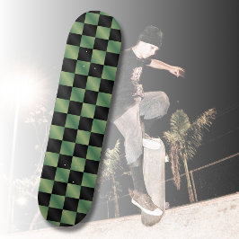 Skate Gradiente Preto Verde Azul Moderno Verificado