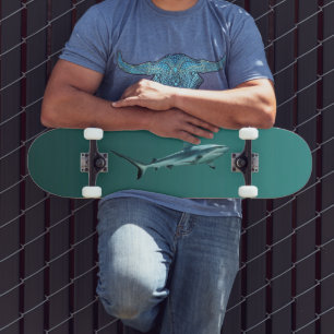 Skate Gradiente Verde - escuro a claro Fundo de Humor
