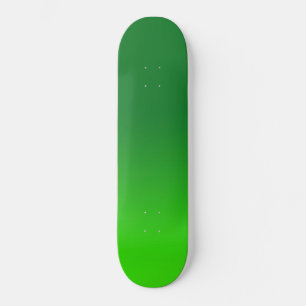 Skate Gradiente Verde Ombre Vibrante Moderno Simples