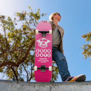 Skate Graduação de Gradiente de Mão Rosa