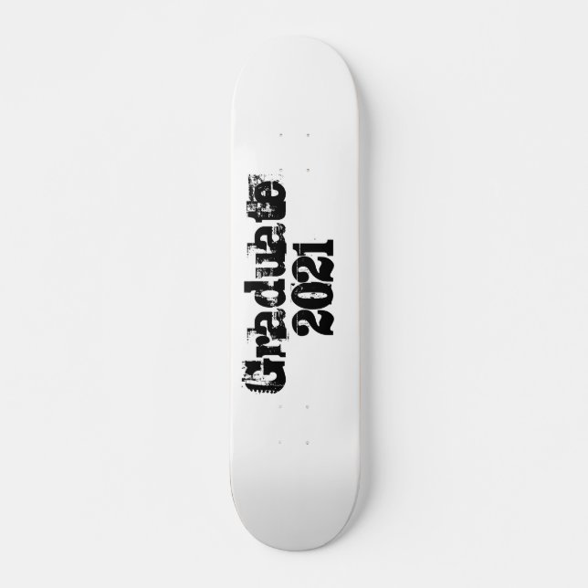 Skate Graduação Personalizável 2021 Tendência Legal (Frente)