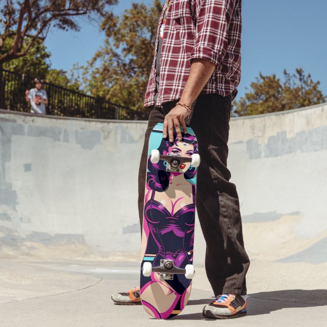 Skate Gráfico Pop Pinup (Ao ar livre 2)