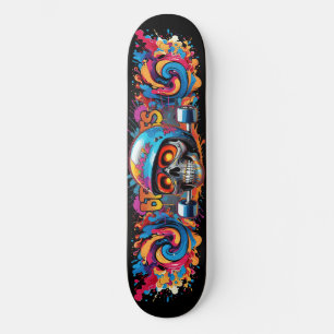 Skate Grafite Art Skull 5