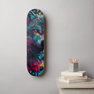 Skate Grafite de Rua do Lobo Feroz – Edição Limitada