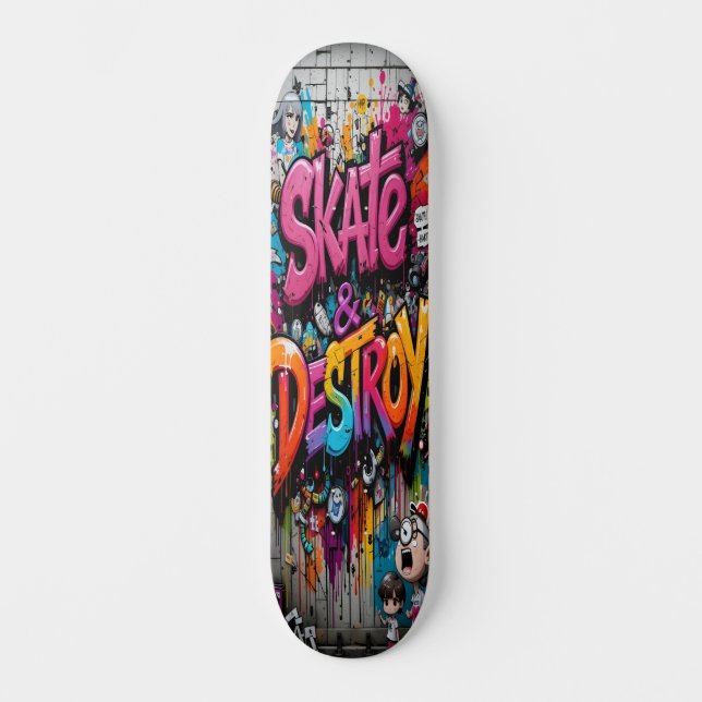 Skate Grafite Grind Deck Edition 3 (Frente)