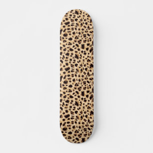 Skate Grande Gato, Impressão de Pele-Leopardo, Design de
