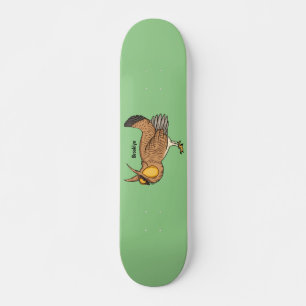 Skate Grande ilustração de desenho animado de frango pra