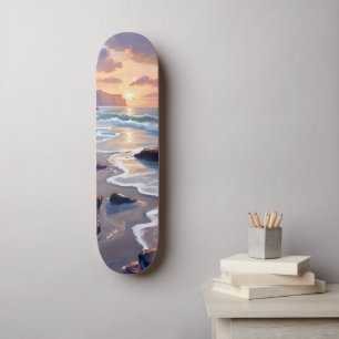 Skate Grande Sur, Pintura Artística Costeira da Califórn