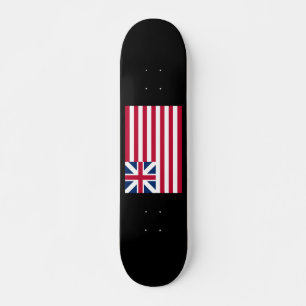 Skate Grande União, 1rua EUA Bandeira das Colônias