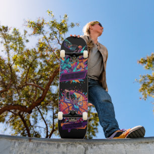 Skate Grático Vibrante de Vitória de Basquete Pro Skateb