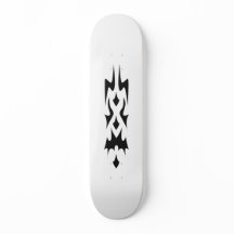 Gravata moderna preta e branca minimalista tribal