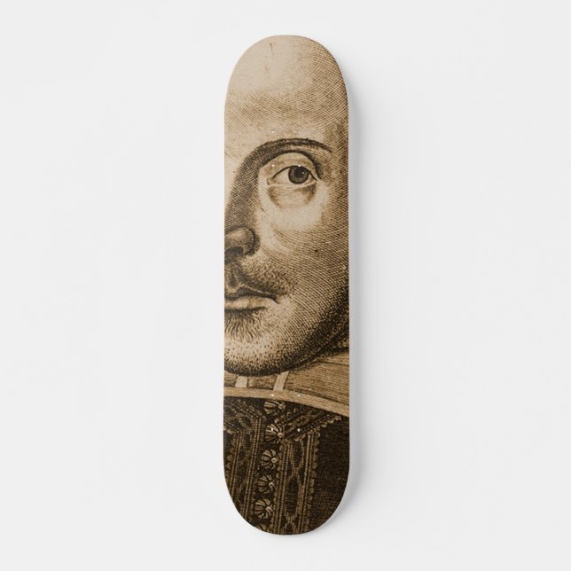 Skate Gravuras de Shakespeare Droeshout (Frente)
