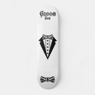 Skate Groom with Bow Tie and Tux and Black Type
