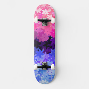 Skate Groovy Boho Excêntrico Retro Floral Orgulho Omniss