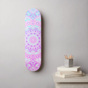Skate Groovy Bright - Trippy Hippie Boho Mandala