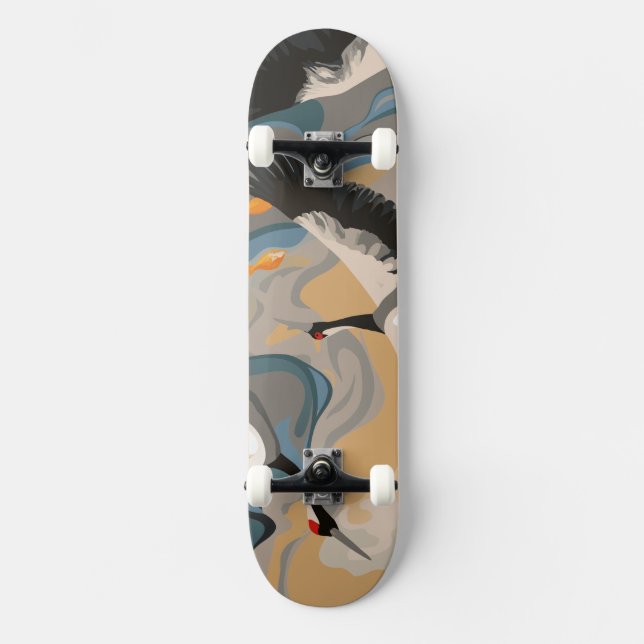 Skate Gruas Em Curso Sobre O Rio (Frente)