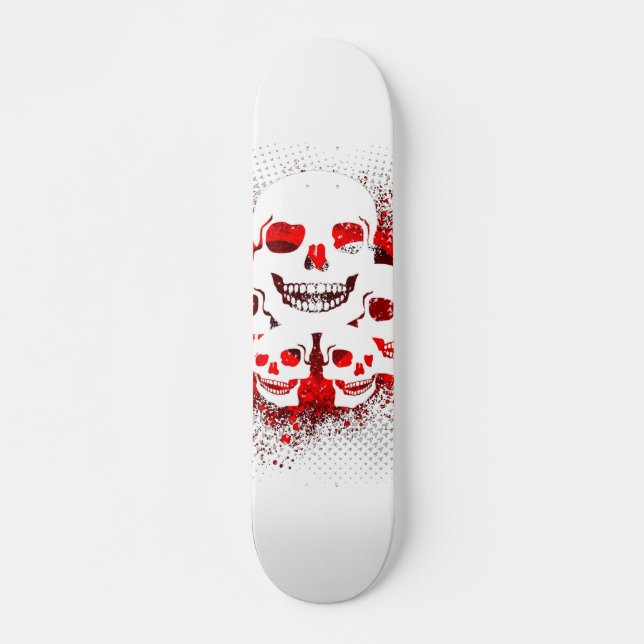 Skate Grunge Skull Pattern (Frente)