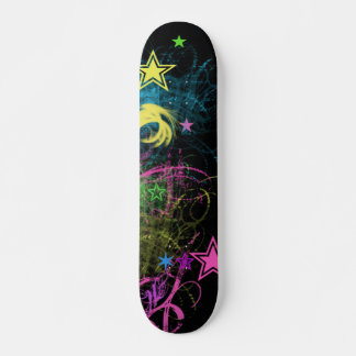 Skate Grunge Stars Placa-Cobra Multicolorida