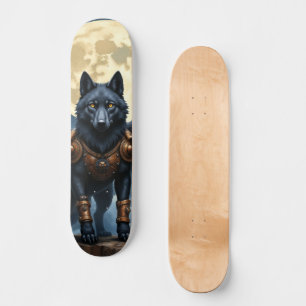 Skate Guardião da Lua – O Lobo de Asa Preta