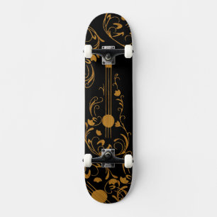 Skate Guitarra de Madeira rolada