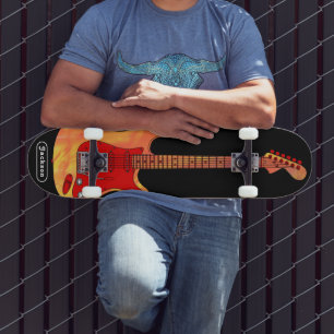 Skate Guitarra Elétrica Personalizada