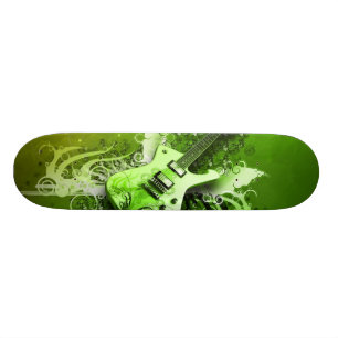 Skate Guitarra verde