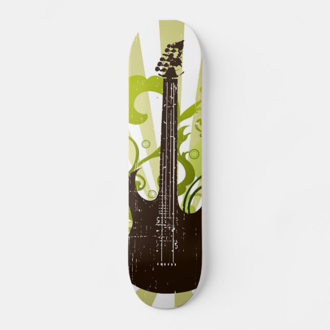 Skate Guitarra verde (Frente)