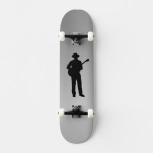 Skate Guitarrista com Chapéu Pessoal