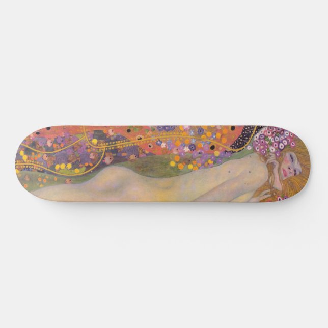 Skate Gustav Klimt - Serpentes Água II (Horz)