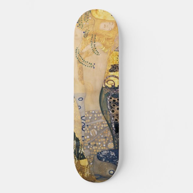 Skate Gustav Klimt - Serpentes de Água I (Frente)