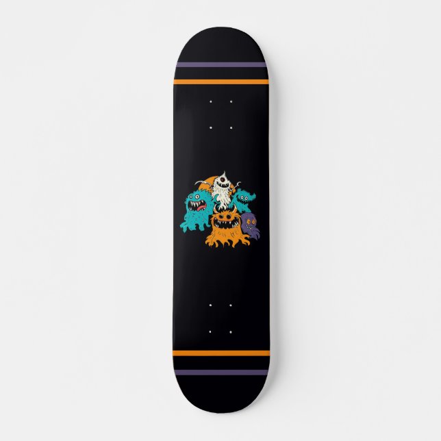 Skate Halloween/Monstro/Outubro/Outono  (Frente)