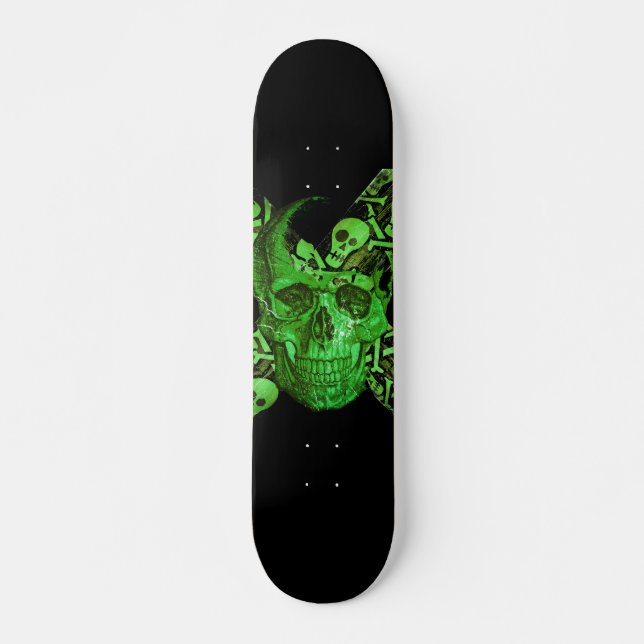 Skate Halloween Skull nº 4 (Frente)