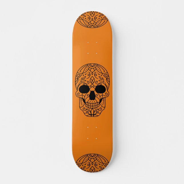 Skate Halloween Sugar Skull (Frente)