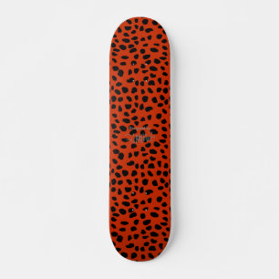 Skate HAMbWG Laranja Leopardo