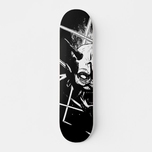 Skate Hannya Mask 8189 - Variant - Black & White - Esque (Frente)