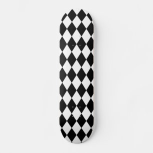 Skate Harlequin Black and White