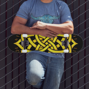 Skate Harmonia Infinita: Arte Sagrada de Símbolo Celta d