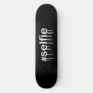 Skate Hashtag Selfie Drooling Black Decor