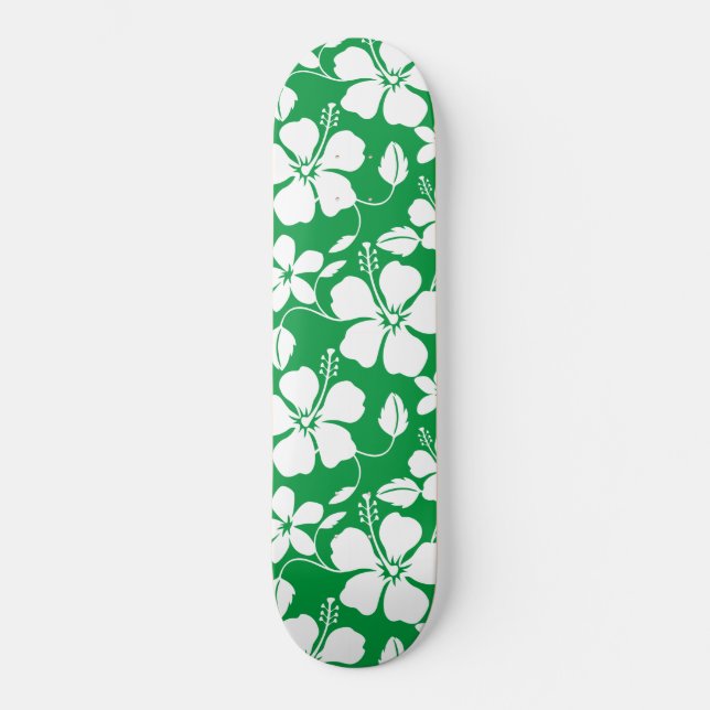 SKATE HAWAIIAN HULA (HIBISCUS) VERDE (Frente)