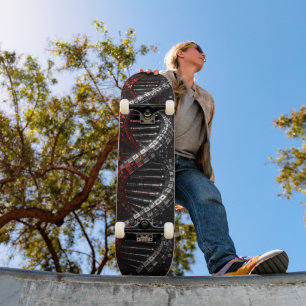 Skate Hélice de DNA Futurista 3D