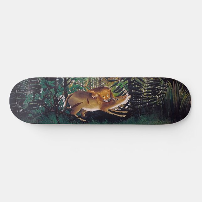 Skate Henri Rousseau - O Leão Fome (Horz)